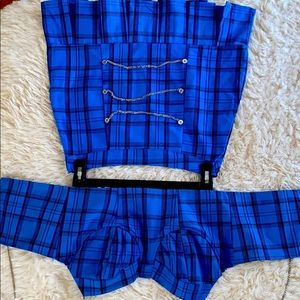 HaydenWilliamsXMissguidedBlazer,Bralet,Skirt,Beret